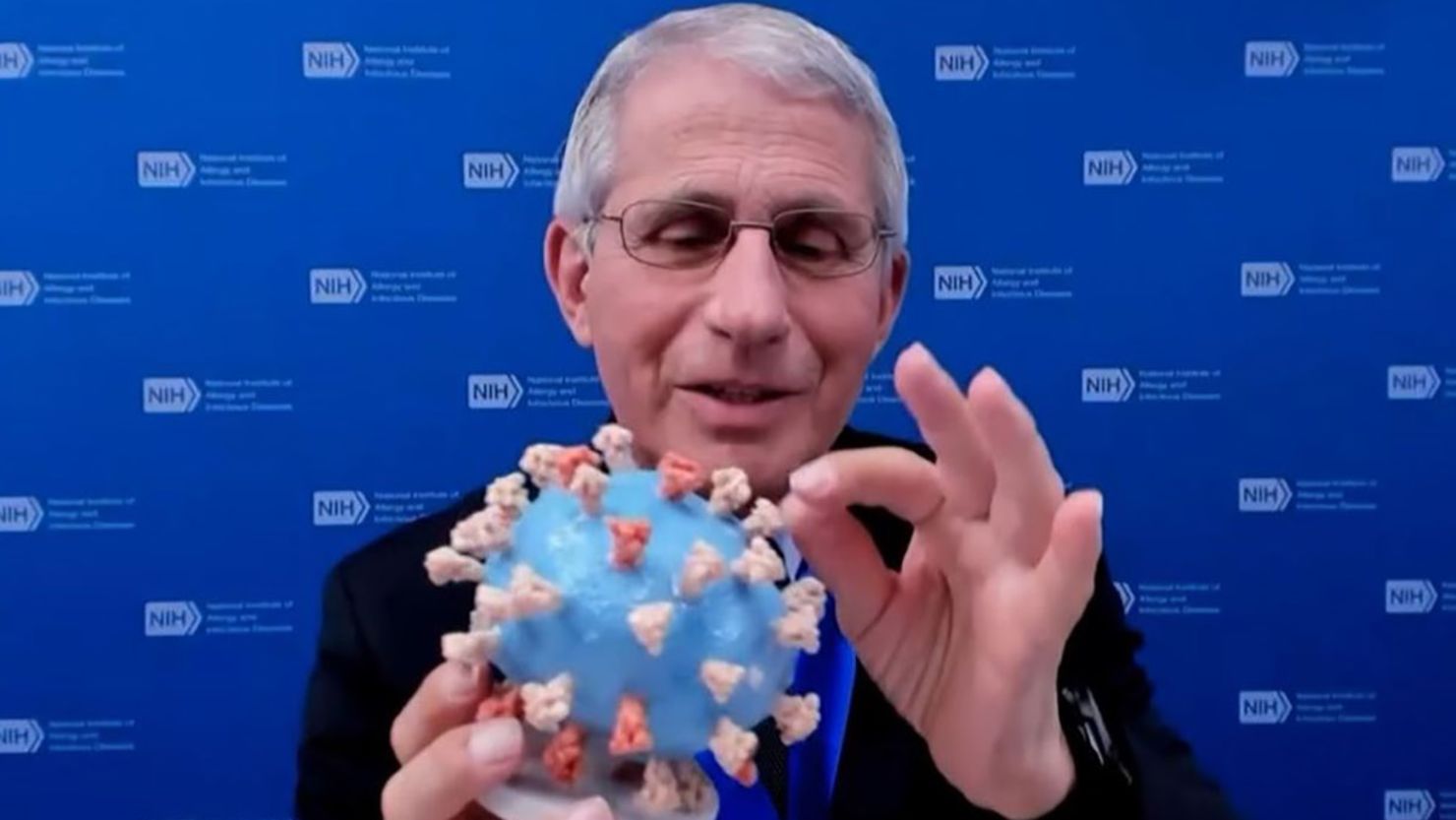 Dr. Anthony Fauci has donated his 3D model of the coronavirus to the national medicine and science collections at the Smithsonian's National Museum of American History.