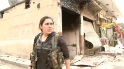 Female fighter Kobani