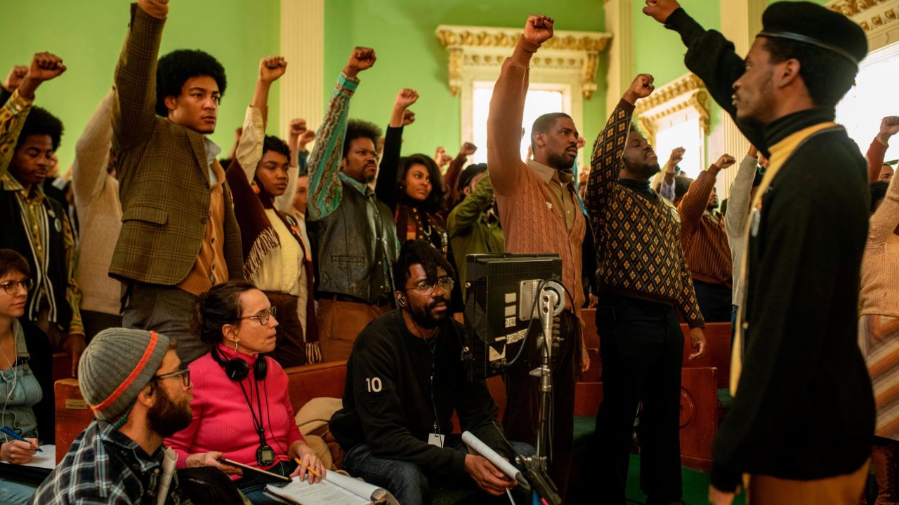 Director Shaka King films a scene from "Judas and the Black Messiah."
