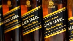 Johnnie Walker scotch whiskey - stock