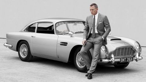 James Bond, played by actor Craig, has been racing around in an Aston Martin for decades.