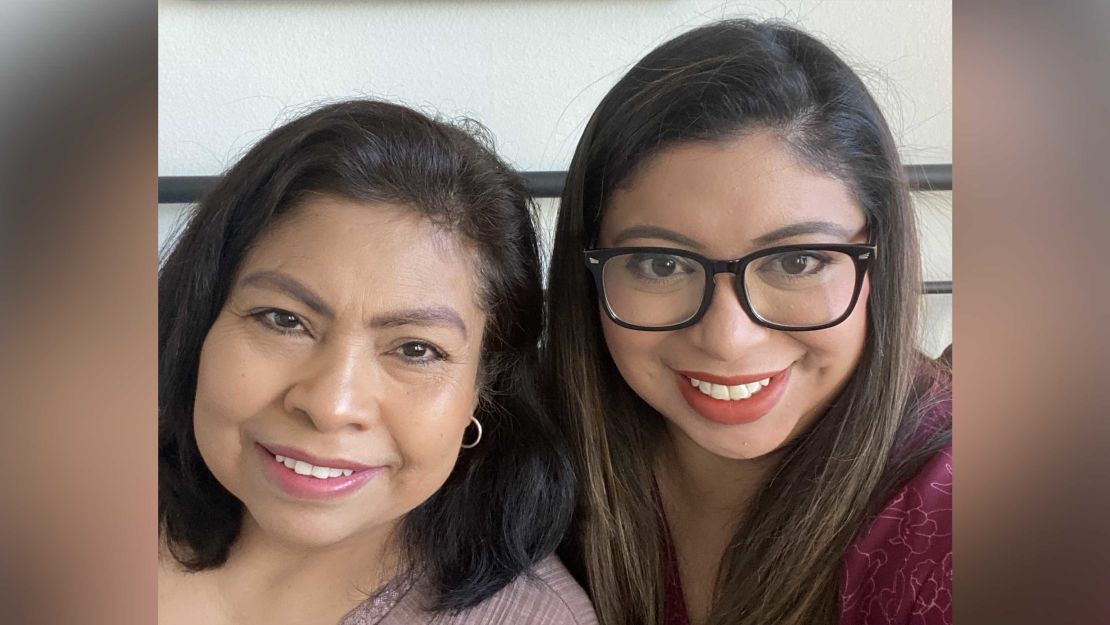 Lizette Cortez, right, pictured here with her mother, started her own immigration law firm during the pandemic.