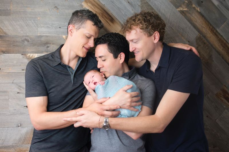 Three dads, a baby and the legal battle to get their names added to a birth certificate pic