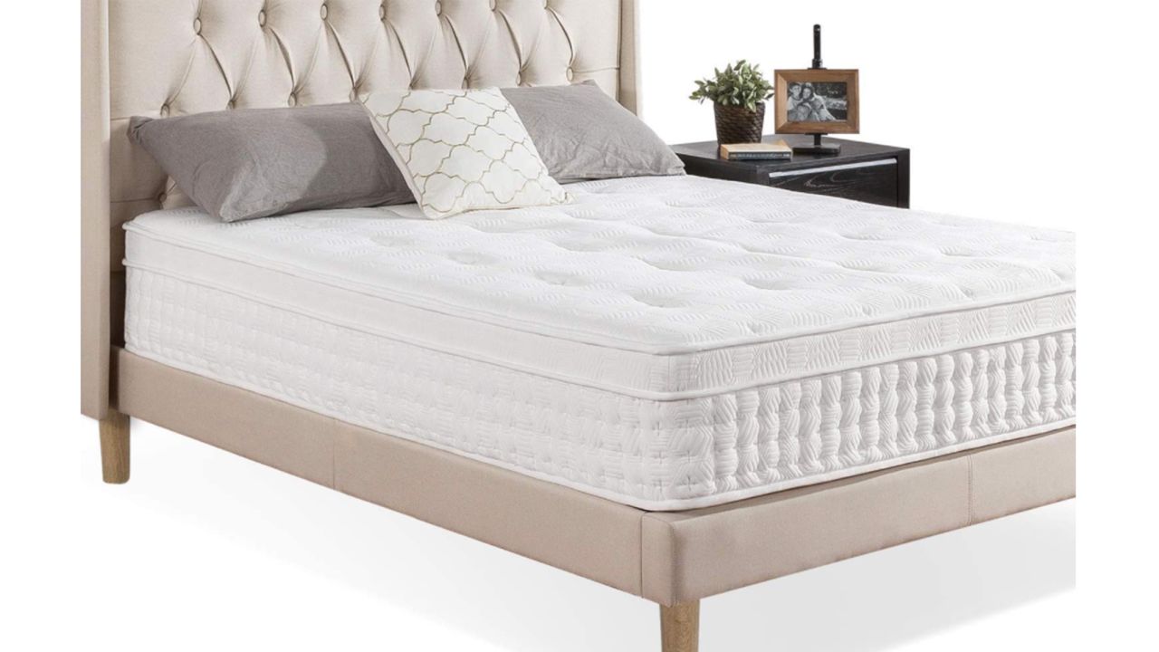 zinus 13 inch euro top mattress reviews