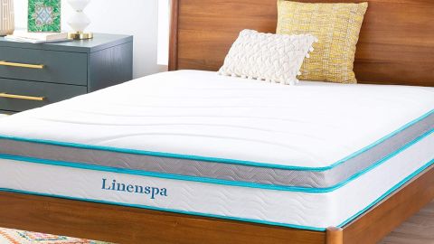 8-inch Linenspa Memory Foam and Innerspring Hybrid Mattress 
