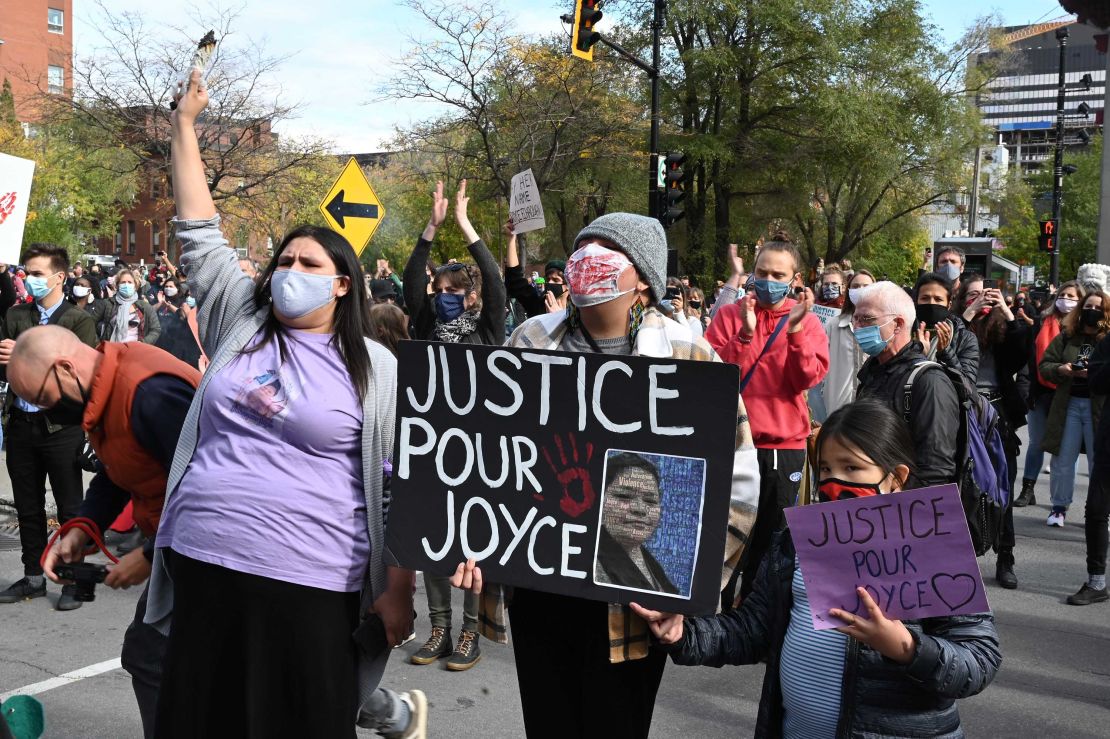 Canadian authorities said a public coroner's inquest would be launched into Echaquan's death.