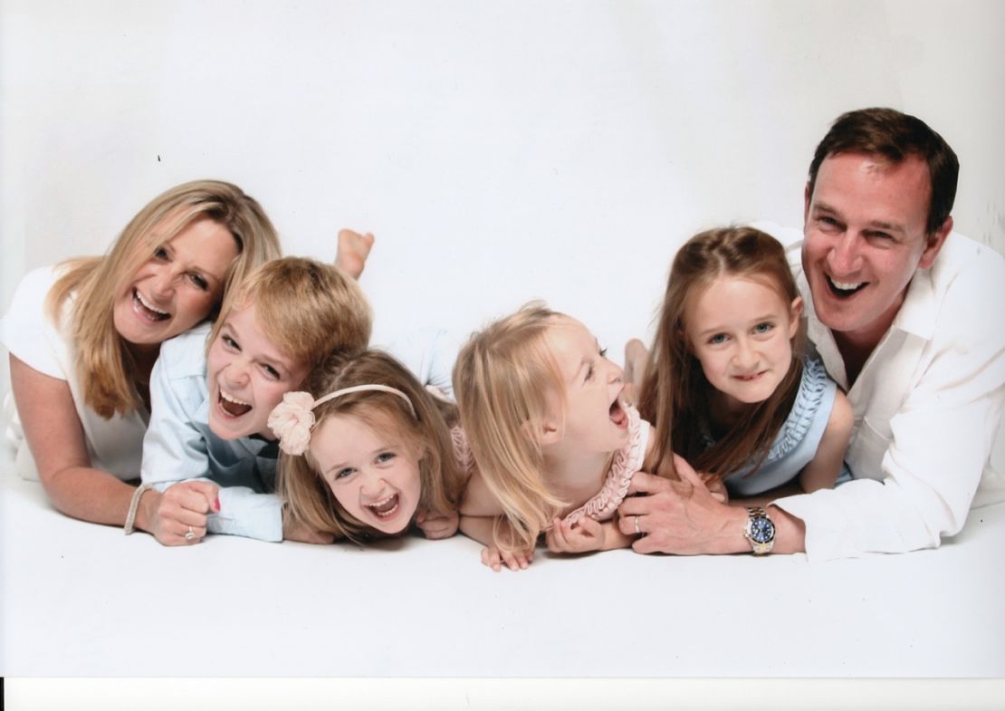 Richard O'Halloran and his family who he has been separated from for two years.