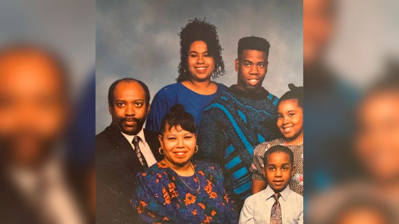 1990s family portrait