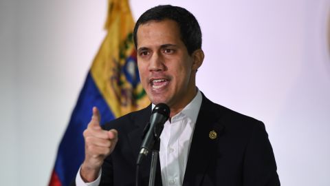 Juan Guaidó, seen here in Caracas in 2019, has been engaged in a tug-of-war over the Venezuelan presidency since 2018.