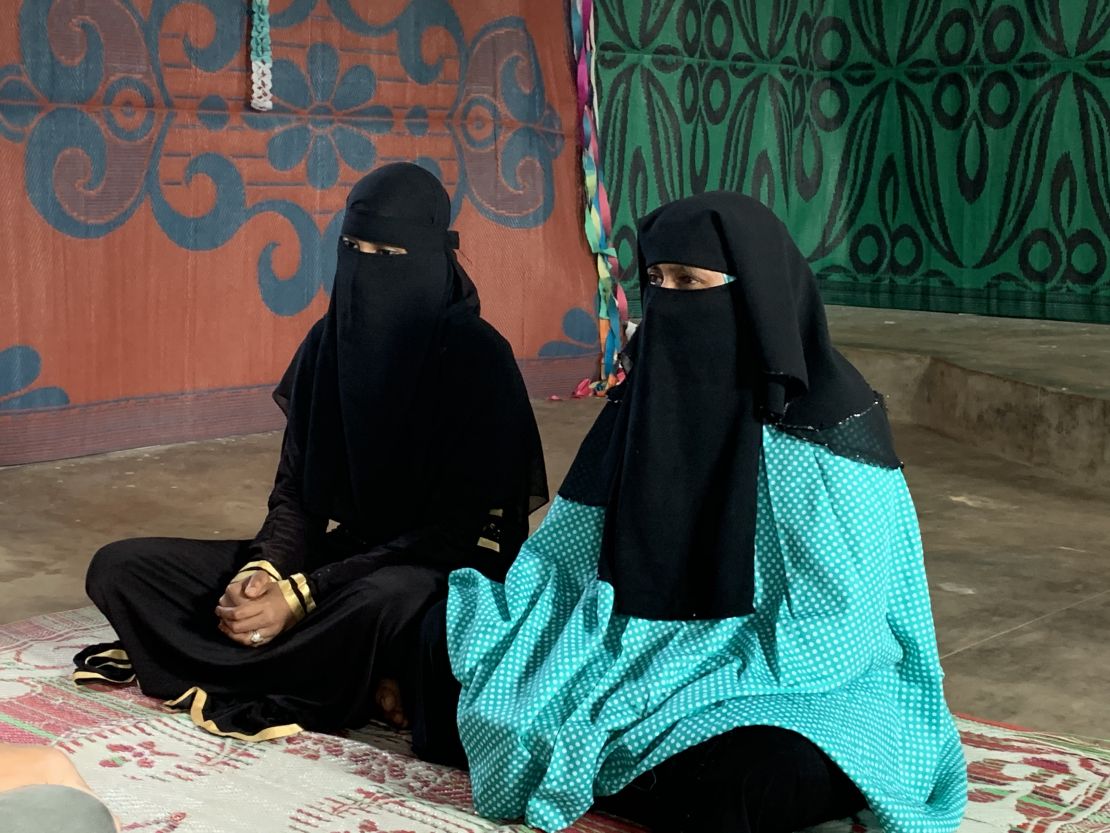 Naseeba (left) and Hadia (right), photographed in January 2020.