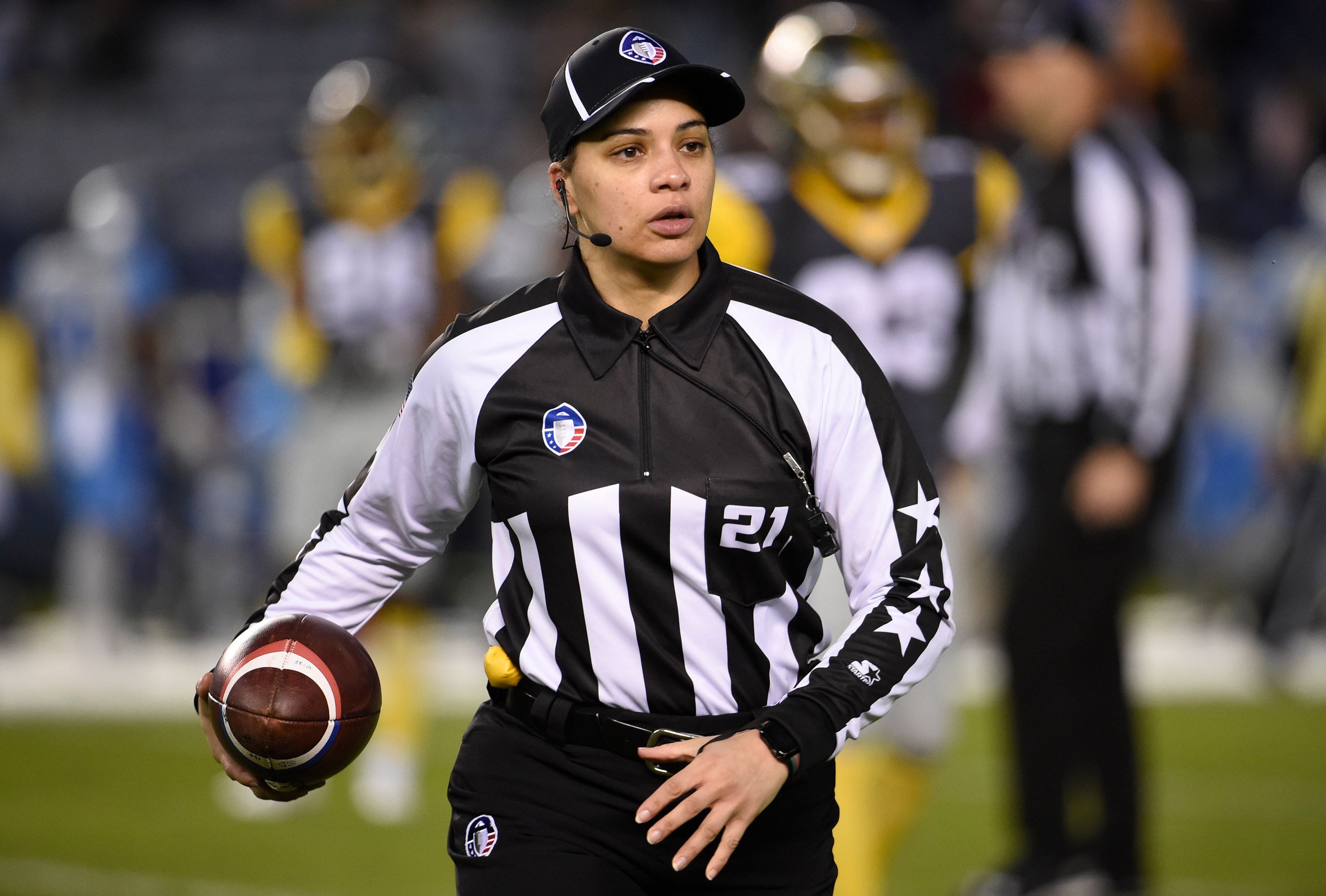 Maia Chaka Makes History as the First Black Woman to Officiate an NFL Game