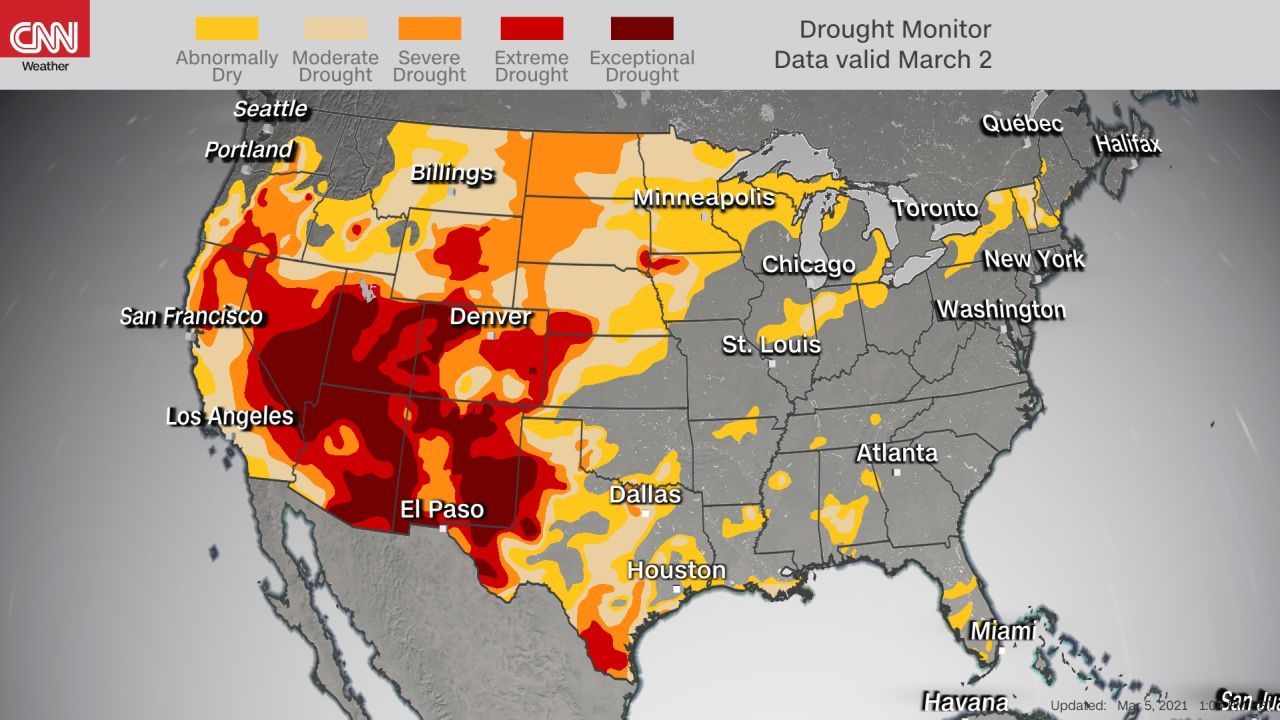 us drought monitor 03022021