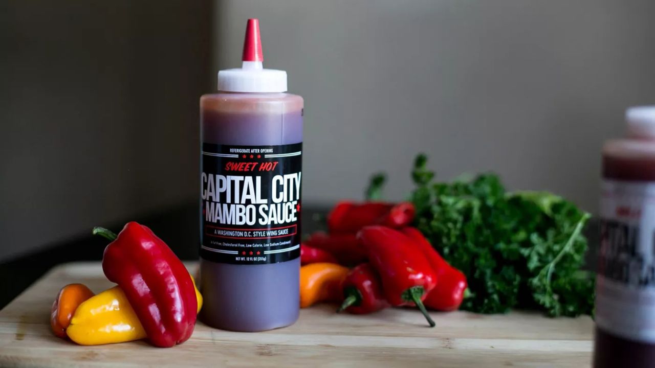 black Capital City Sweet Hot Mambo Sauce