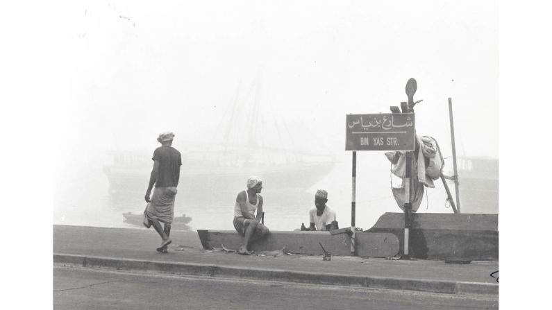 <strong>On the waterfront: </strong>Today Dubai's waterfronts are prime real estate, looking out to vast man-made island complexes, but as this image shows, it wasn't always the case. 