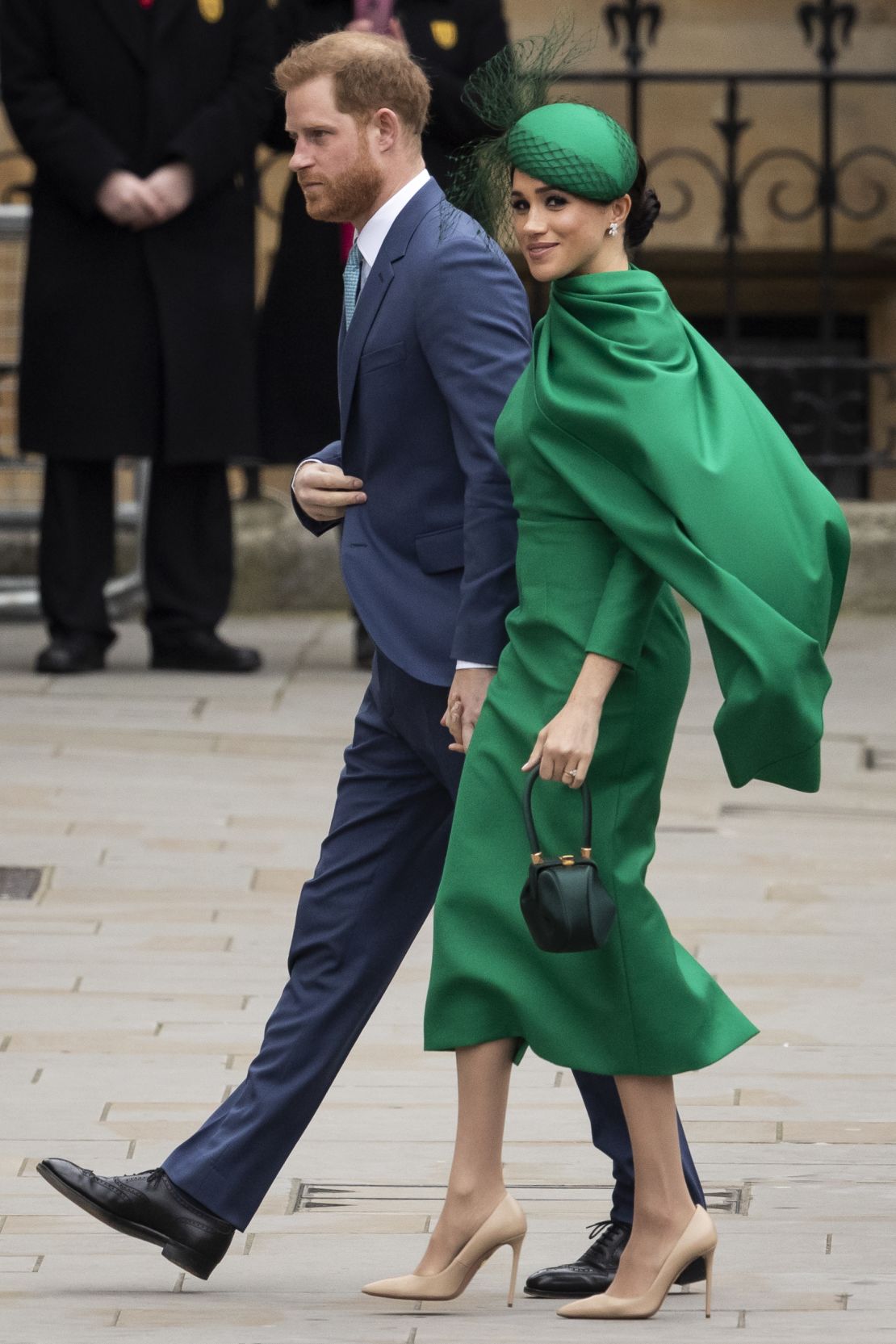 Harry and Meghan last March, in their final royal engagement.