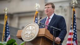 Gov. Tate Reeves gives his 2021 State of the State Address at the state Capitol in Jackson, Miss., Tuesday, Jan. 26, 2021.Sdw 1785
