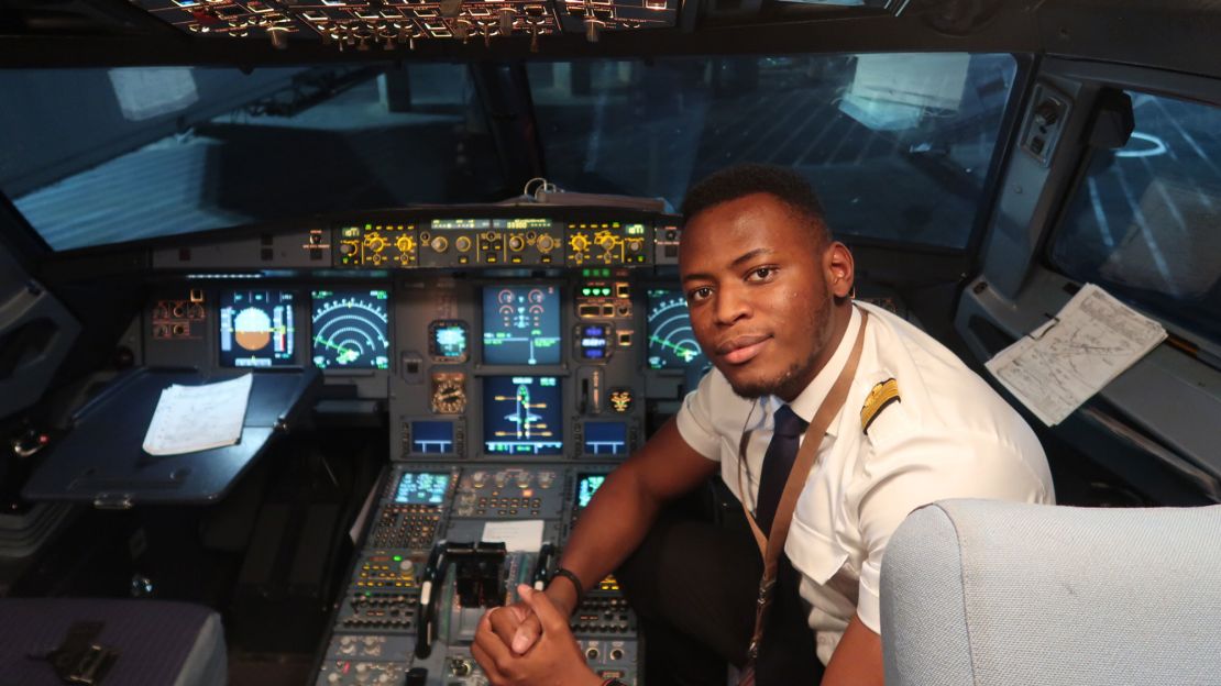 First Officer Jason Voudri feels lucky to still be flying after the Covid-19 pandemic devastated the travel industry.