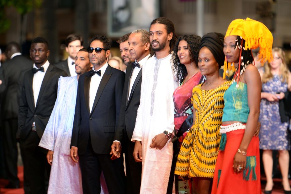 "Timbuktu" brought Mauritania to the Oscars in 2015, when it was nominated for Best Foreign Language Film. A Mauritanian-French drama directed by Abderrahmane Sissako (pictured here with some cast members and guests at the 2014 Cannes Film Festival), the film is centered on a cattle herder and was inspired in part by the <a href="https://www.cnn.com/2012/08/02/world/africa/mali-couple-stoned/index.html" target="_blank">public stoning </a>of an unmarried couple in 2012 in Mali.