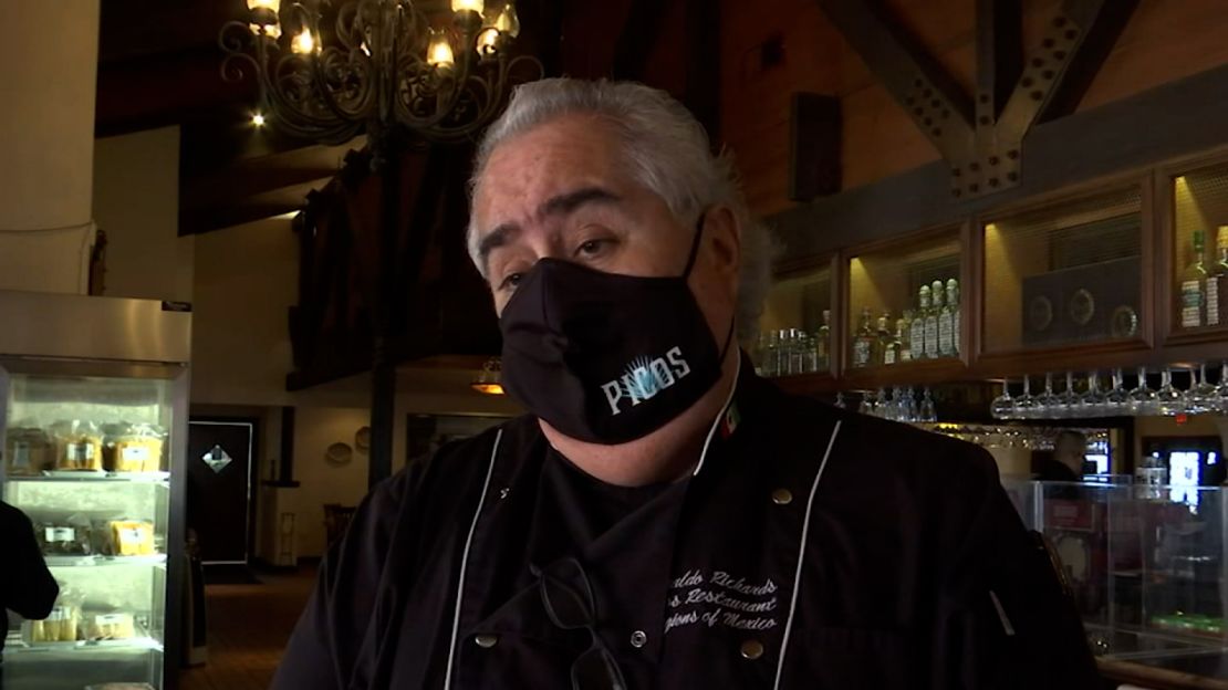 Arnaldo Richards is keeping a mask requirement to protect his family, staff and customers.