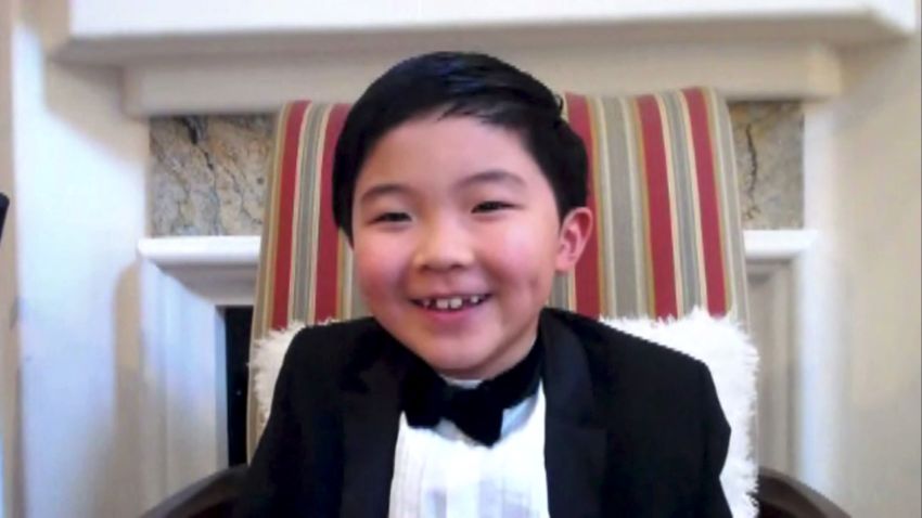 UNSPECIFIED LOCATION -- MARCH 7: In this screengrab, Alan S. Kim accepts the Best Young Actor/Actress Award at the 26th Annual Critics Choice Awards on March 07, 2021. (Photo by Getty Images/Getty Images for the Critics Choice Association)