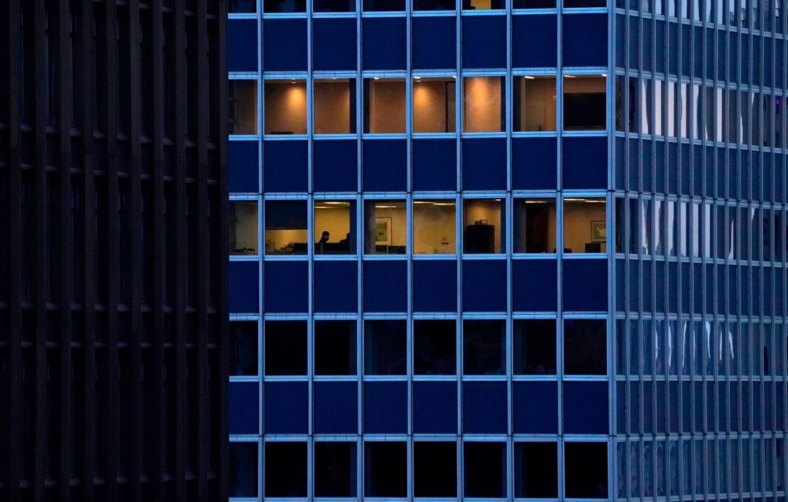 Covid-19 has turned New York's famous business districts into ghost towns.