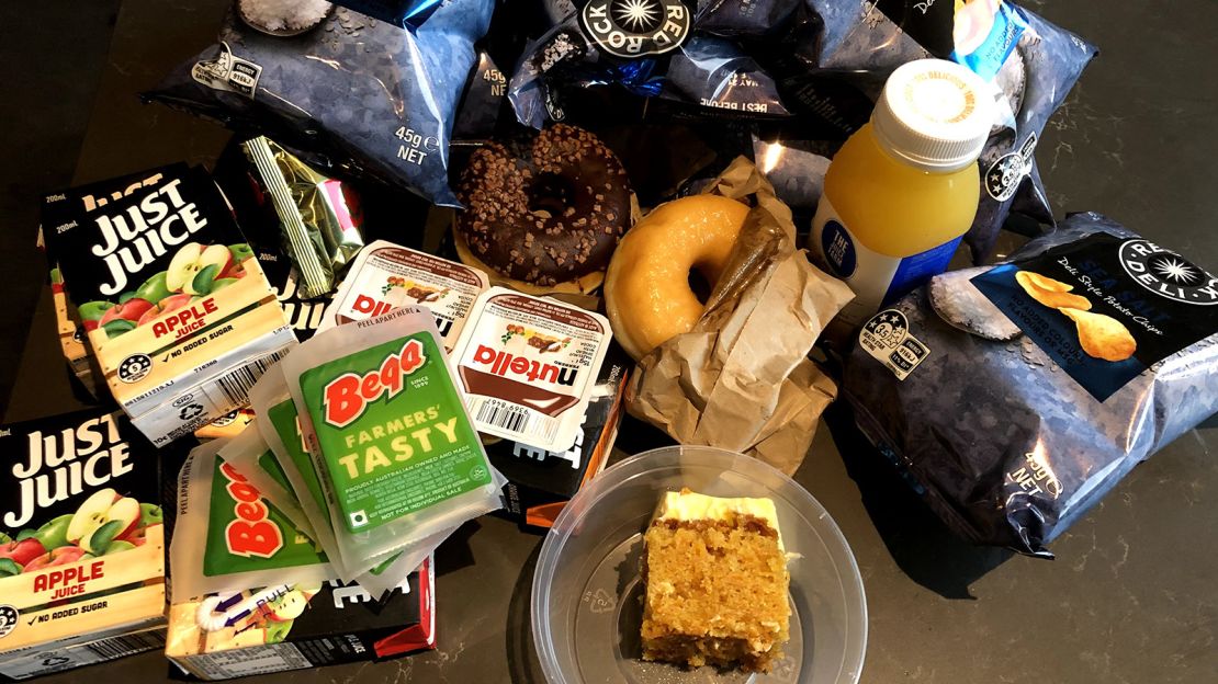 Not a fan of the food? Fortunately, travelers in quarantine are allowed to receive care packages.