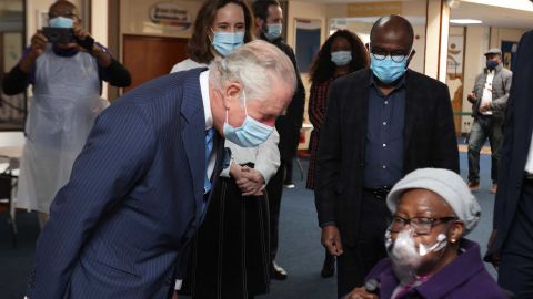 Prince Charles' appearance at the London vaccination center shows the royals are not changing their schedules in the wake of the interview, CNN Royal Correspondent Max Foster said.