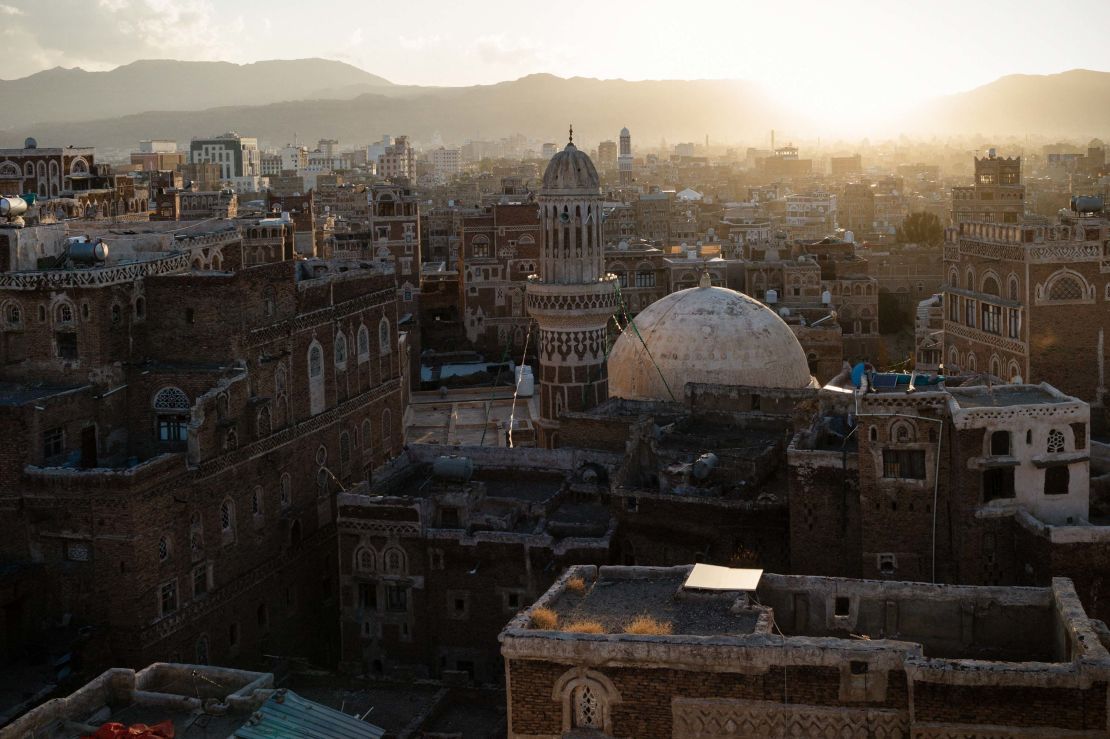 The old city of the capital, Sana'a. Houthi rebels control Sana'a after forcing the internationally recognized government out.
