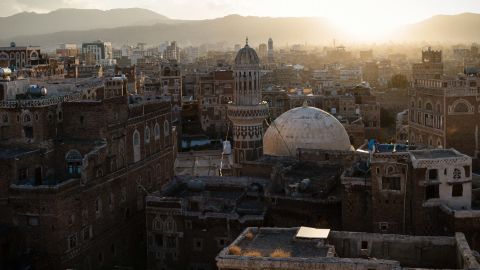 The old city of the capital, Sana'a. Houthi rebels control Sana'a after forcing the internationally recognized government out.
