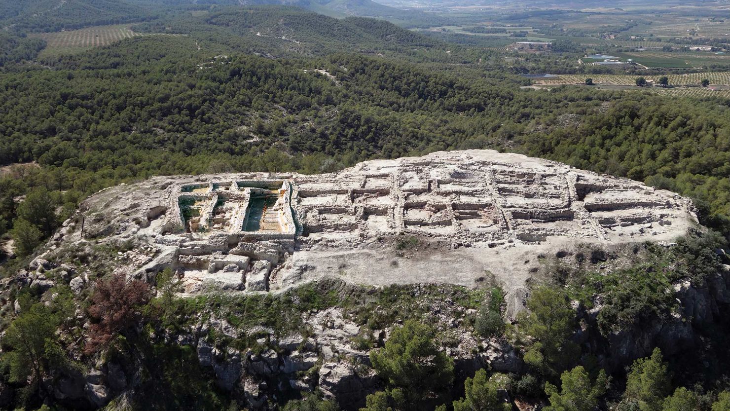 The Almoloya archaeological site is in southeastern Spain.