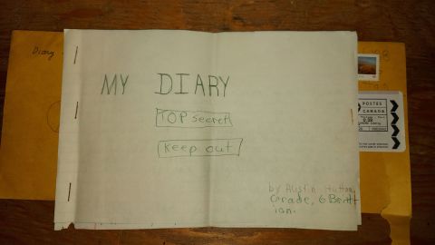 Austin Hutton hadn't seen his diary since 1988.