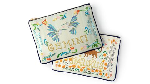 Woven Astrology Zip Pouch