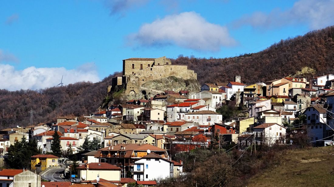 <strong>Bargain home scheme: </strong>The town of Laurenzana in Southern Italy's Basilicata  region is the latest to put abandoned homes on the market for one euro.
