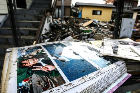 In the wake of the disaster, family albums became treasured mementos for those who had lost everything.  