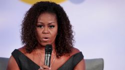 CHICAGO, ILLINOIS - OCTOBER 29: Former first lady Michelle Obama speaks to guests at the Obama Foundation Summit at Illinois Institute of Technology on October 29, 2019 in Chicago, Illinois. The Summit is an annual event hosted by the Obama Foundation. The 2019 theme is 