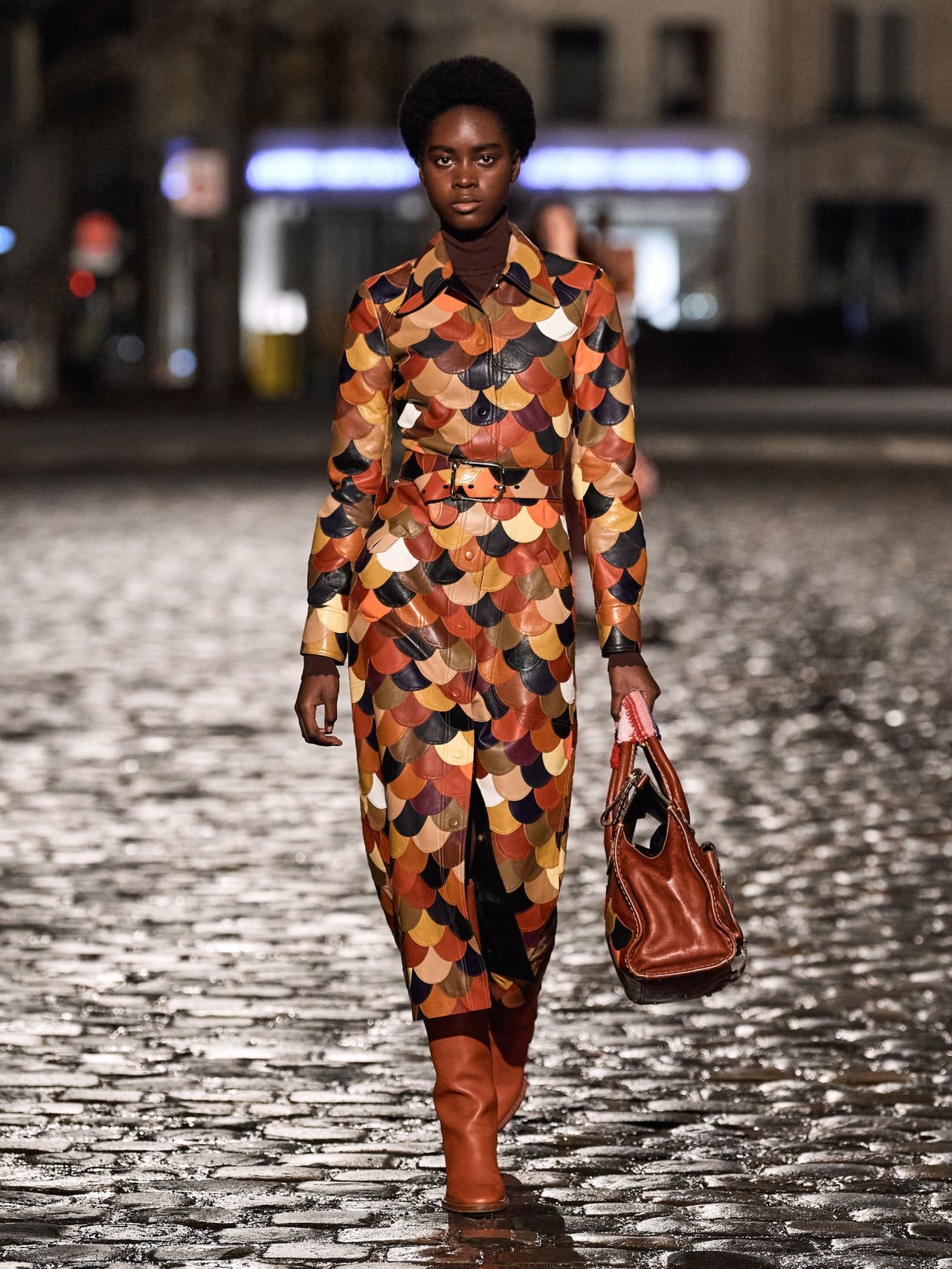 The collection was "informed and inspired by sustainability and a commitment to the greater good," according to the show notes.