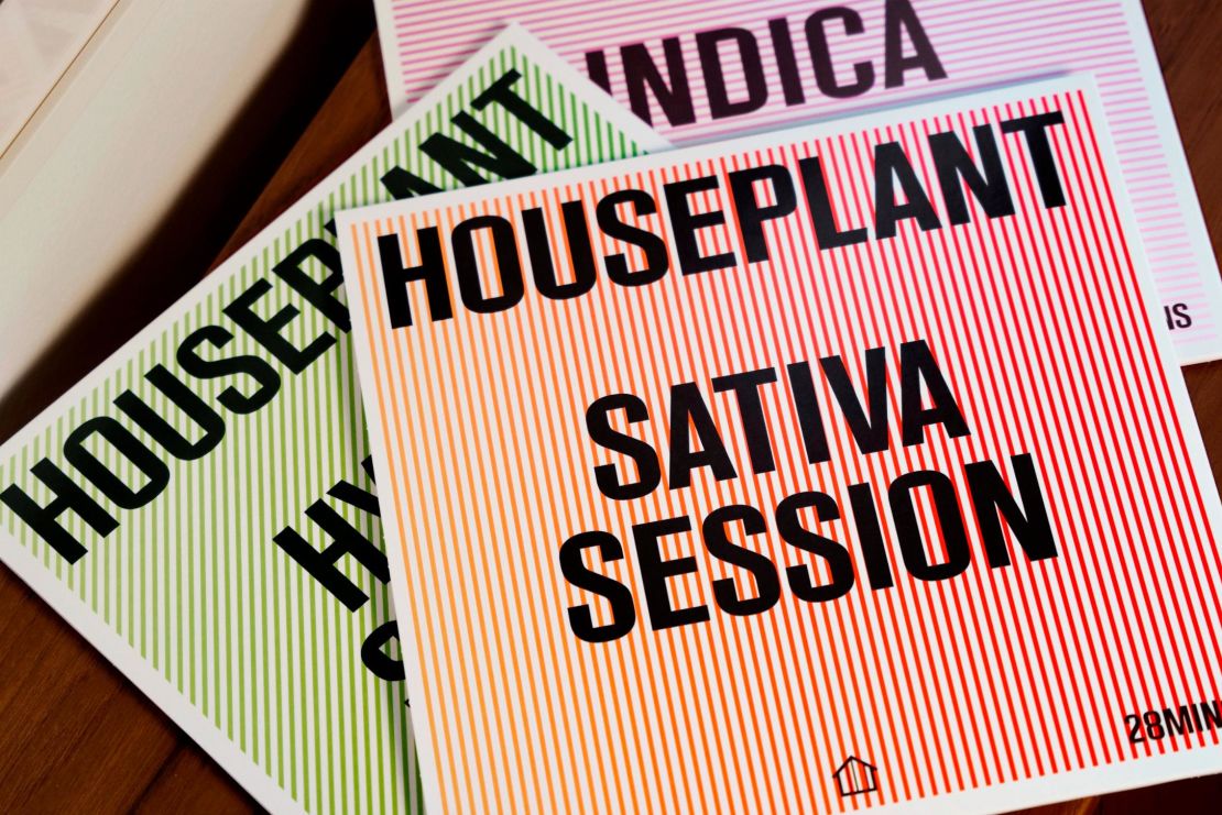 The vinyl record set comes with three albums: "Sativa Session," "Indica Session" and "Hybrid Session."