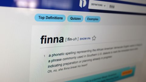 "Finna" is just one of the new words on Dictionary.com
