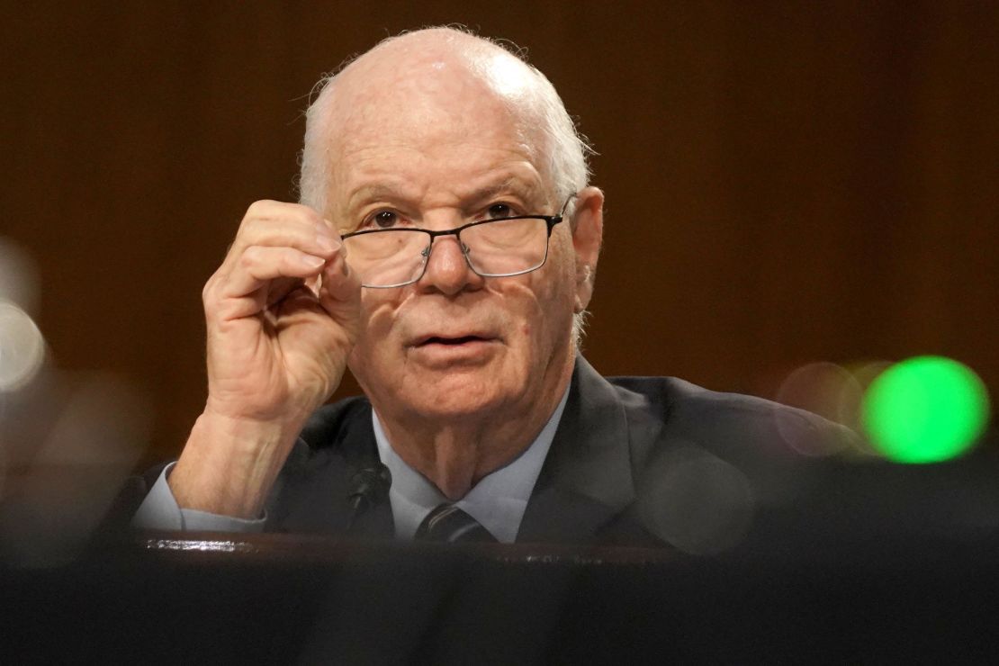 Sen. Ben Cardin (D-MD) commissioned a GAO report with Sen. Robert Menendez (D-NJ) that found the State Department is less diverse than the rest of the federal government. Here, he listens during a Senate Foreign Relations committee hearing on the State Department in July 2020.
