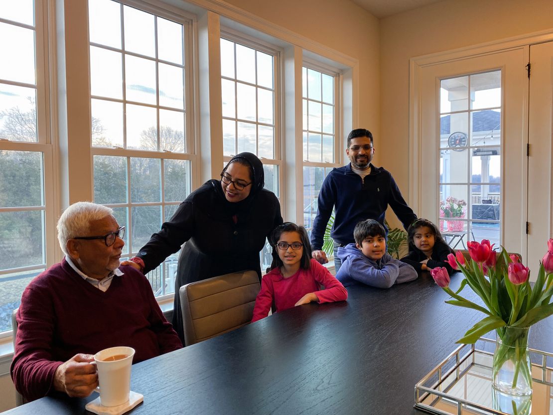 Talat Mangla works remotely out of her home in Northern Virginia, where she lives with her husband, her three kids and her parents.