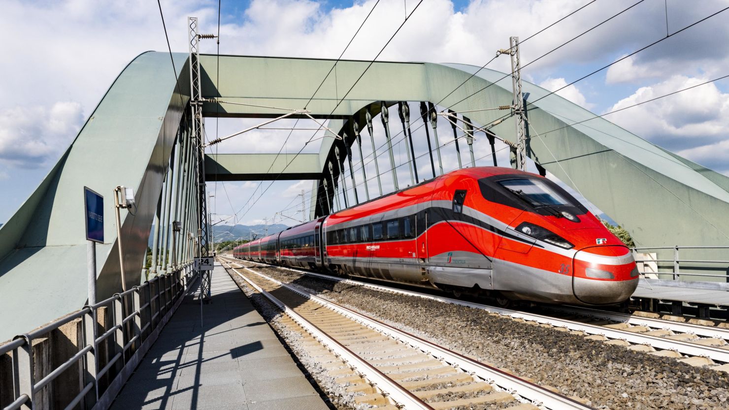 The 'covid-free' trains will launch on the Rome to Milan high-speed route.