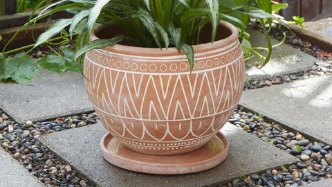 TheArtisanVariety Large Terra-Cotta Belly Pot 
