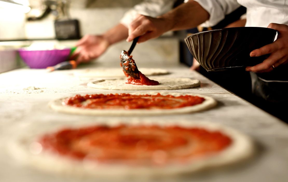 Once the Neapolitans started eating tomato, it quickly became synonymous with pizza.