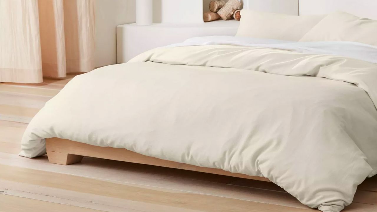 Target's Casaluna Heavyweight Linen Blend Duvet & Pillow Sham Set
