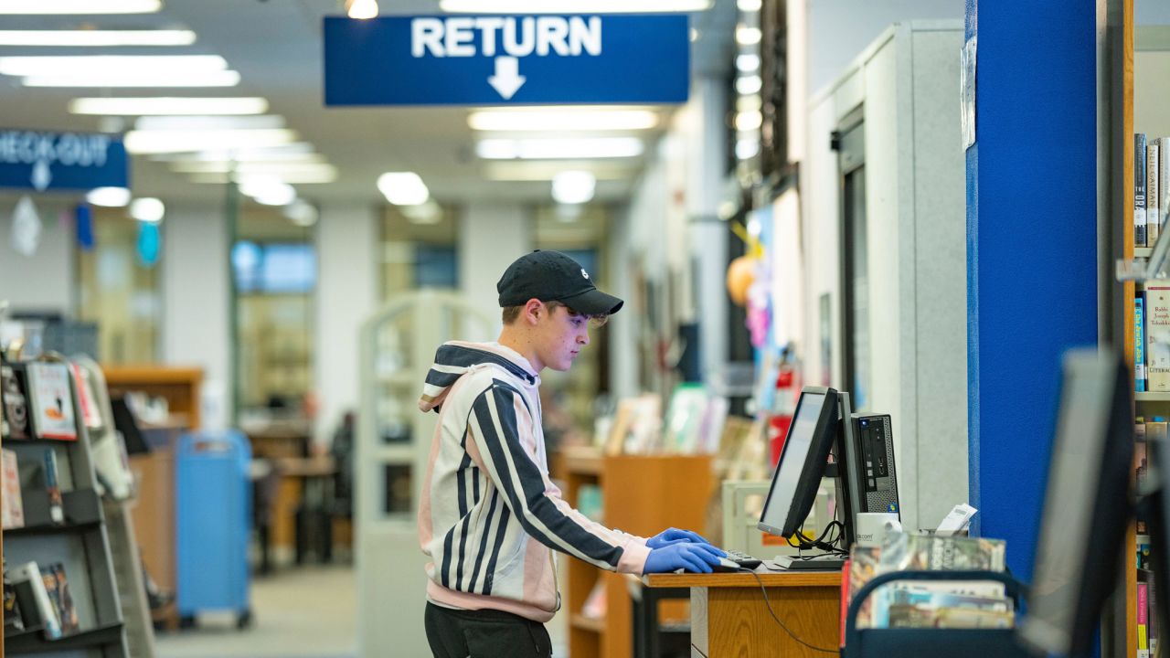 At Kentucky's McCracken County Public Library patrons can check out mobile hotspot devices that help bring internet into their homes.