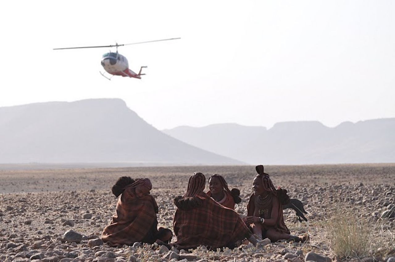 Using airlifts to move rhinos enables access to remote areas that are difficult to reach by road, like Namibia's northern Kunene region. The region lost its black rhino population to poaching about 25 years ago, says Radcliffe -- but Namibia's first rhino airlift enabled the animal to return.