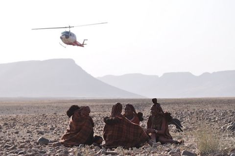 Using airlifts to move rhinos enables access to remote areas that are difficult to reach by road, like Namibia's northern Kunene region. The region lost its black rhino population to poaching about 25 years ago, says Radcliffe -- but Namibia's first rhino airlift enabled the animal to return.