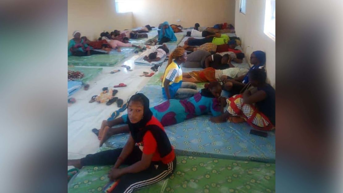 Students of the Federal College of Forestry Mechanisation in Kaduna, northwest Nigeria, pictured in Nigeria Defence Academy barracks after fleeing from gunmen who raided their school in the early hours of Friday morning. Thirty students are still missing, authorities say.