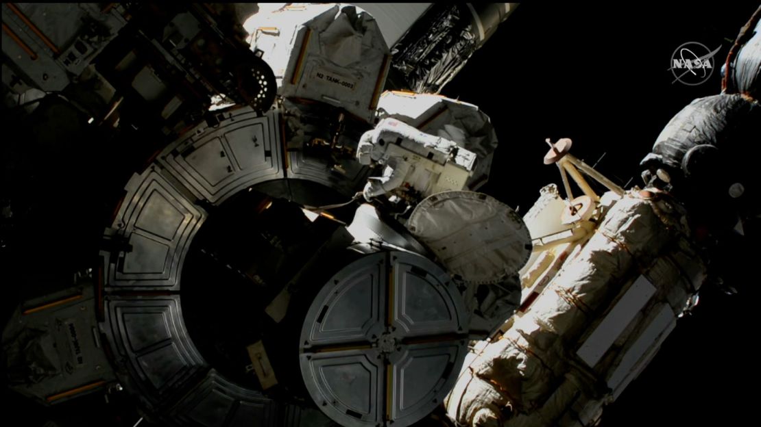 The spacewalk conducted March 13 was the 237th spacewalk overall in support of the space station.