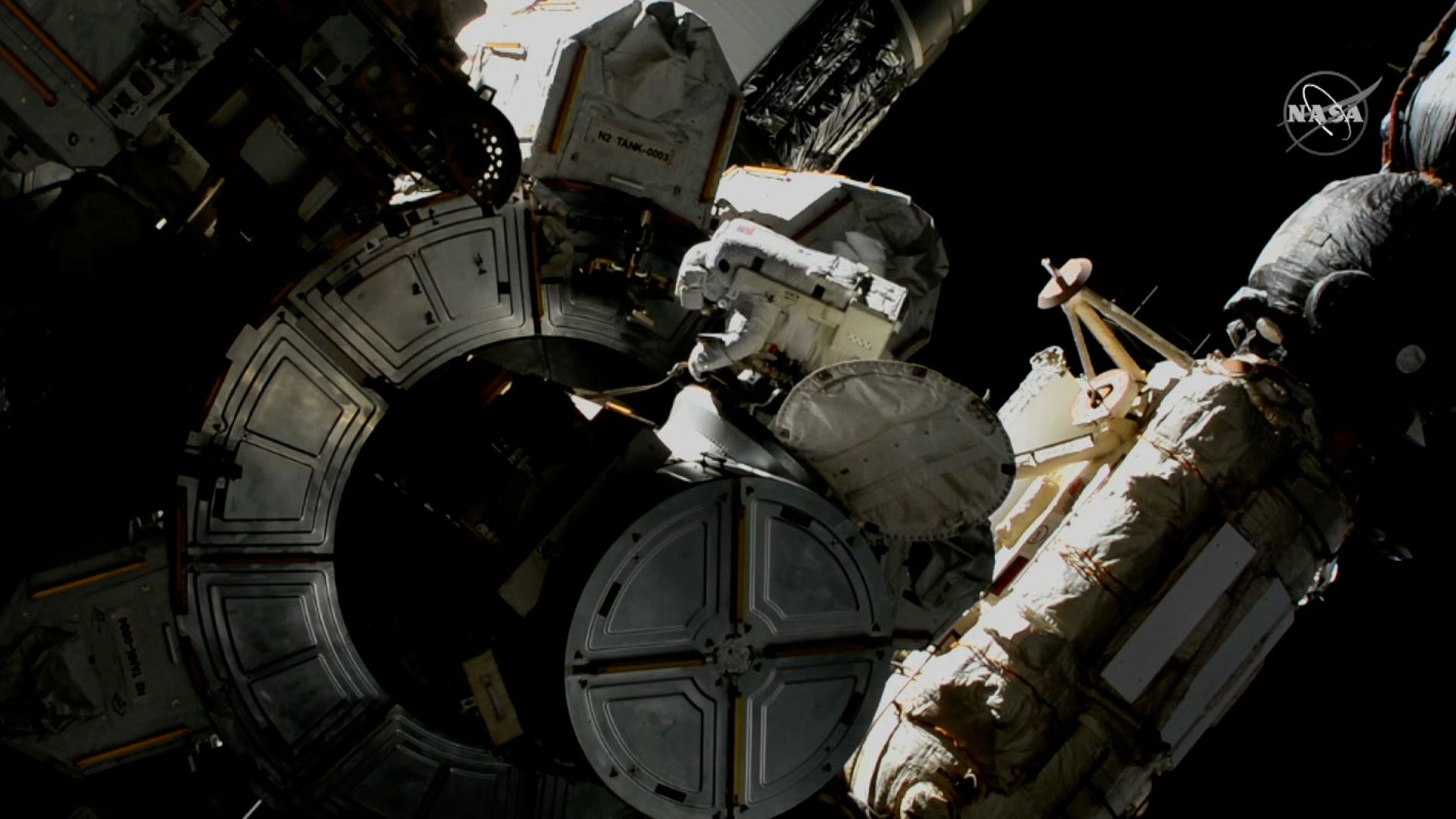 The spacewalk conducted March 13 was the 237th spacewalk overall in support of the space station.